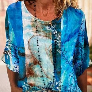 Womens Casual Pullover Top